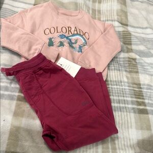 Kids Pink Jogger Pants